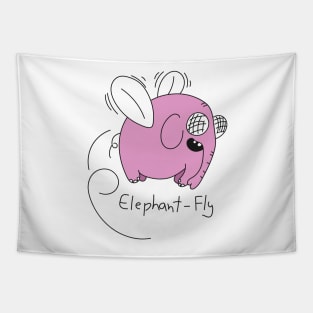 Elephant Fly Tapestry