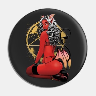 Demon Pinup Pin