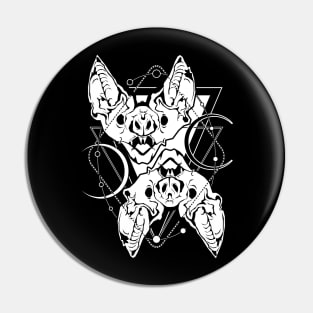 Twin vampire bats Pin