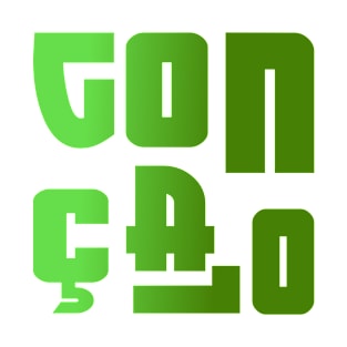 Gonçalo, name, typography T-Shirt