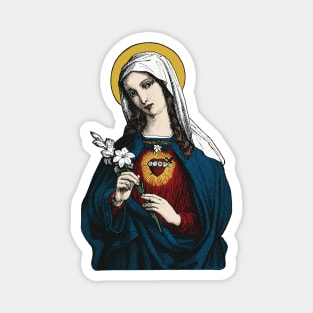Virgin Mary with her Immaculate Heart Magnet