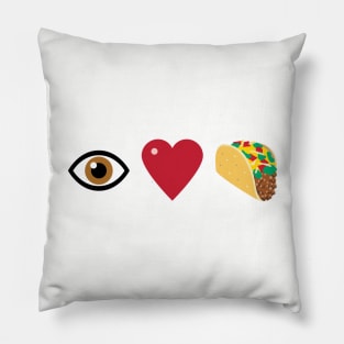 I Love Tacos Pillow