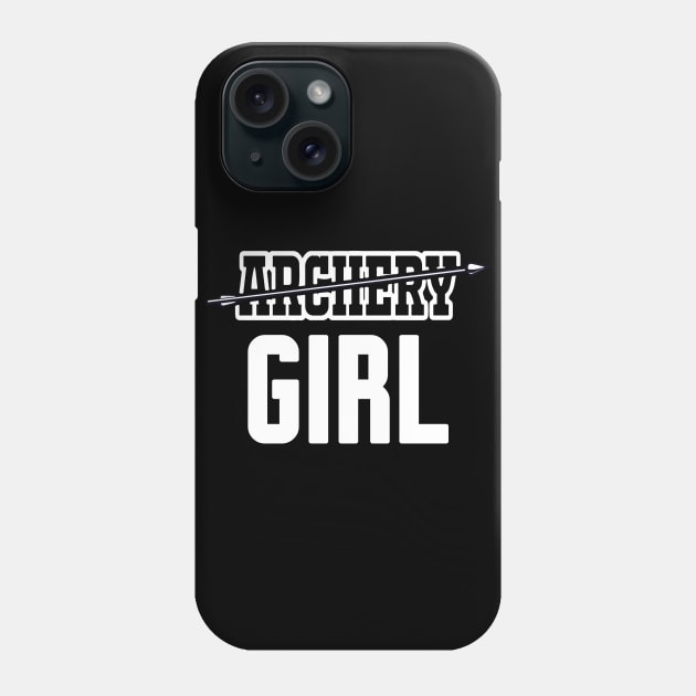 Archery Girl Phone Case by WorkMemes