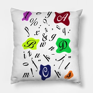 Letters - Cool and fun Pillow