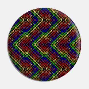 Rainbow Pattern Pin