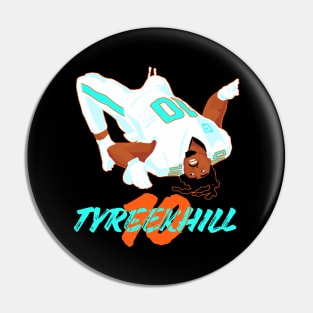 Tyreek Hill 10 - miami dolphins Pin