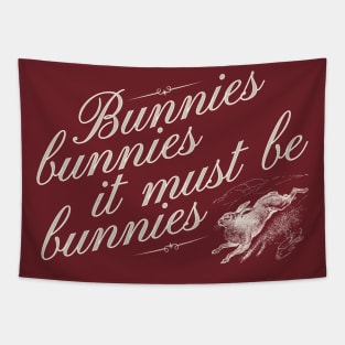 Bunnies. bunnies it must be bunnies! Tapestry