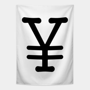 "¥" Yen/Yuan Sign Currency Symbol JPY CNY Renminbi RMB Money Tapestry