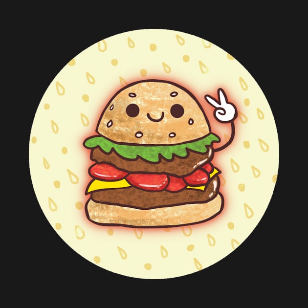 Burger-chan by thePeanutButter