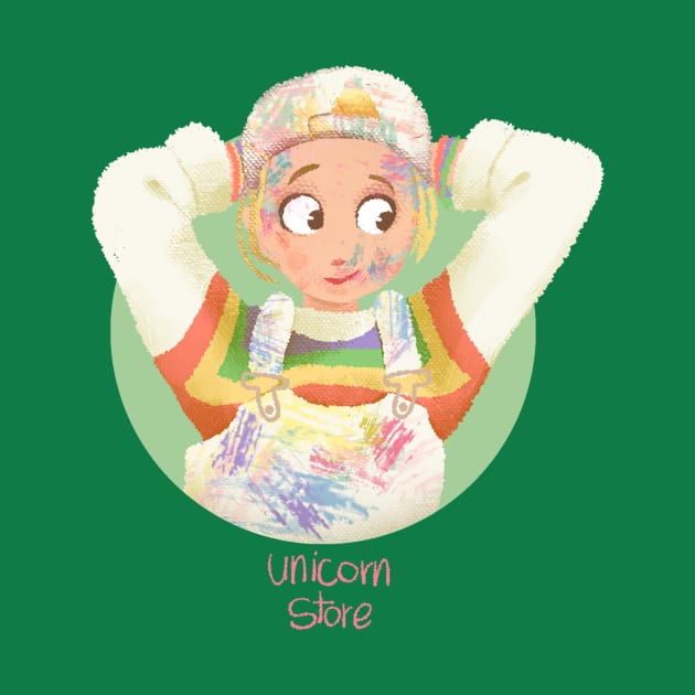 the girl unicorn store by Fatemeh.art