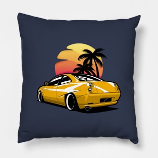 Yellow Coupe Type 175 Turbo Pillow