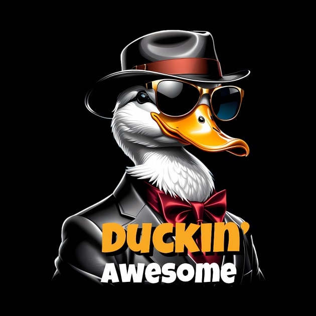 Duckin awesome funny duck by PixelGraphy