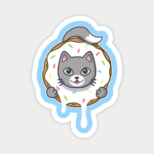 Donut Cat Magnet