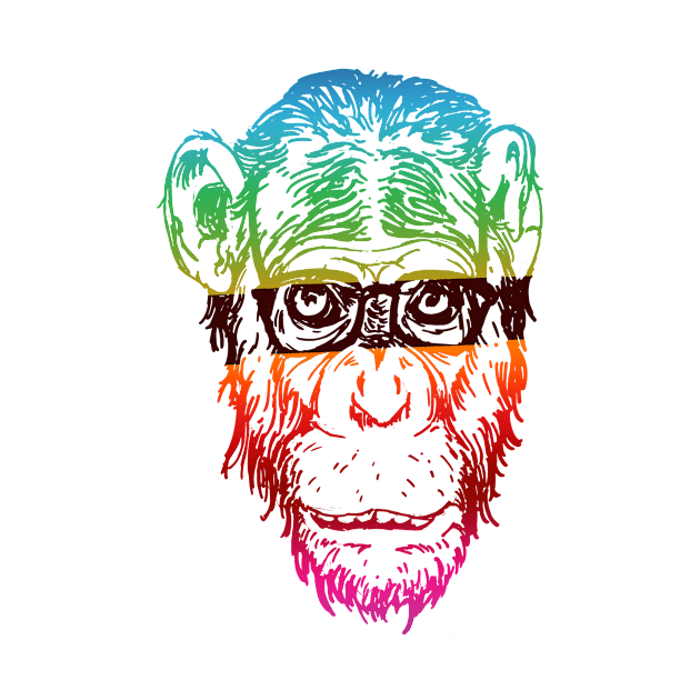 Enlightened Chimp by FallingSputnik