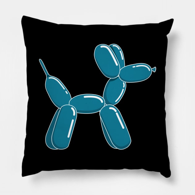 Balloon dog Pillow by Avisnanna