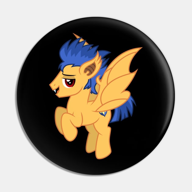 bat pony Flash Sentry Pin by CloudyGlow