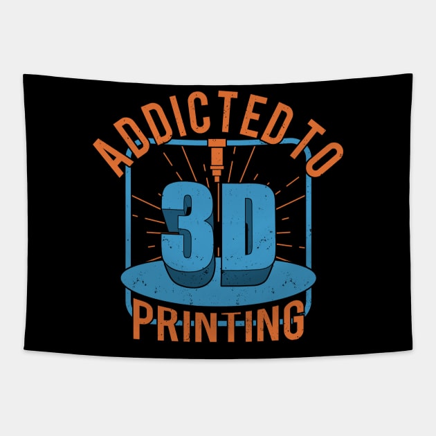 3D Printer Printing Additive Manufacturing Gift Tapestry by Dolde08