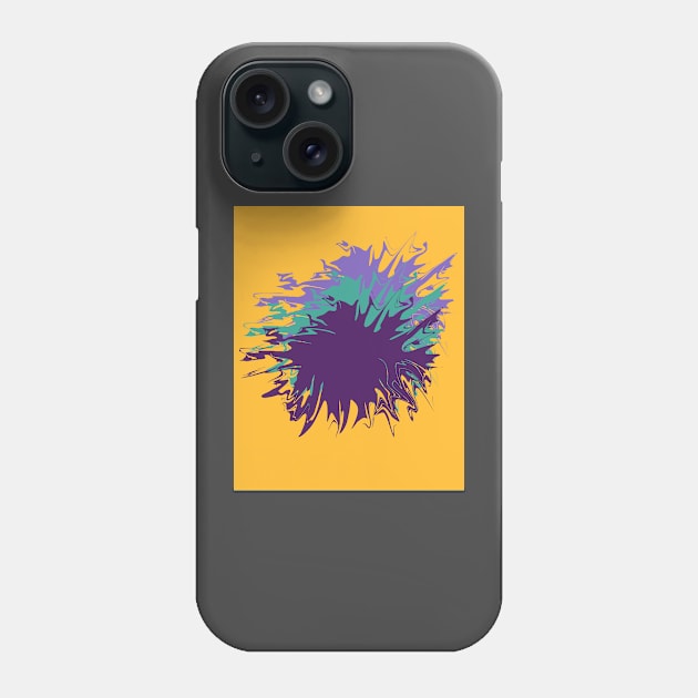 Ugly Vomit Shapes Abstract Art Pattern Mid Century Minimalism Phone Case by Saestu Mbathi