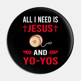 I Need Jesus And YoYo Yo-Yo Pin