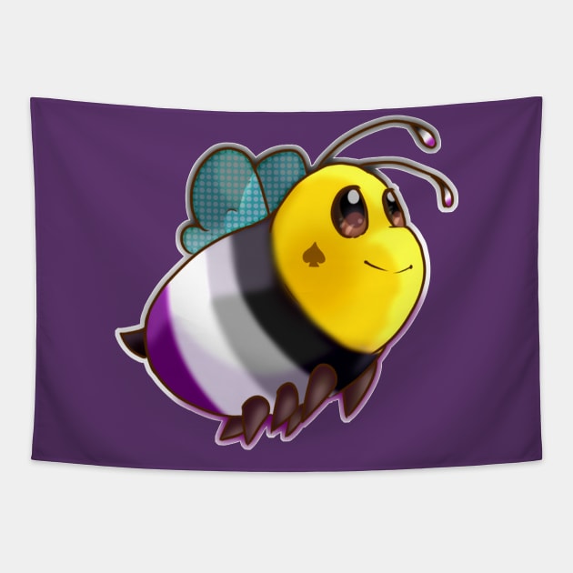 Asexual bee Tapestry by Zorveechu