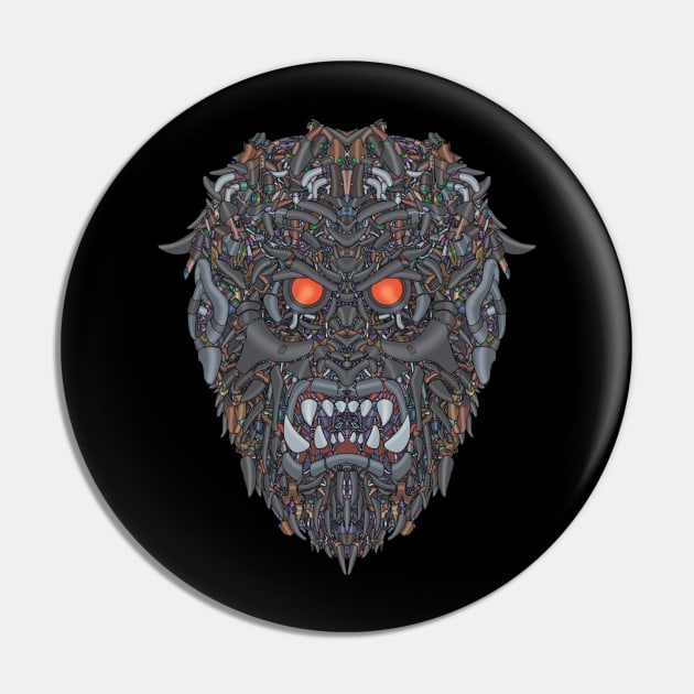 Mecha Soul Wolfman 03 Pin by Houerd