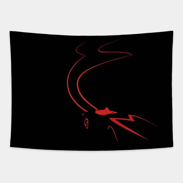 Speed Racer Tapestry by w.d.roswell