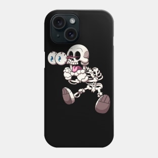 Startled Skeleton Phone Case