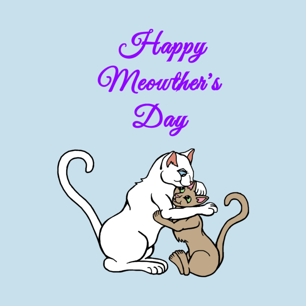 Happy Meowther's Day Cats by Art by Deborah Camp