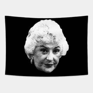 White Goleden Bea Arthur Vintage Tapestry