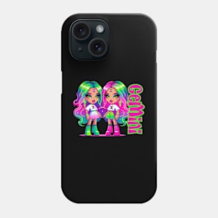 Gemini Szn Dollz Zodiac Birthday Baddie Anime Y2K Phone Case