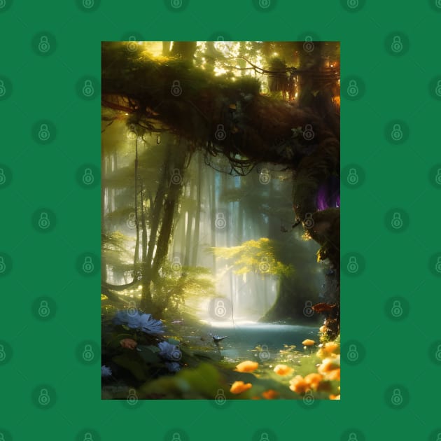 Whimsical Magic Fairytale Forest by Christine aka stine1