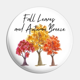 Fall tee Pin