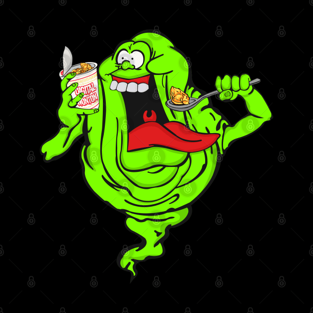 Slimer Loves the Wonton by digitalwonton