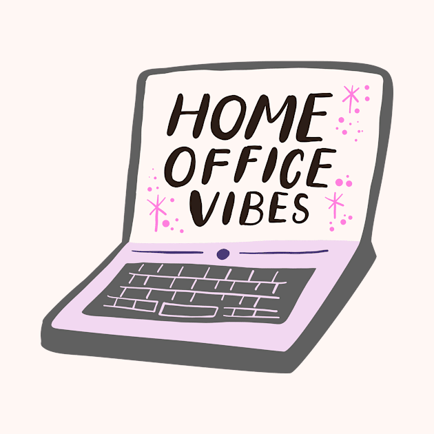 Home Office Vibes by Stickersshop.ae