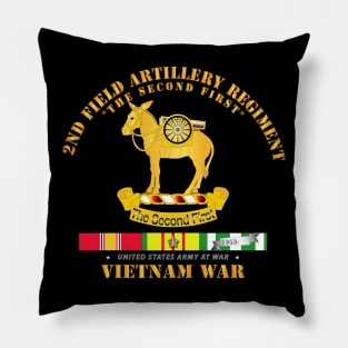 2nd Field Artillery Regiment - Vietnam w SVC Pillow