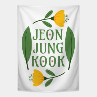 Jeon Jungkook - BTS Vocalist - Greenery BTS Army Jeon Jung-Kook Tapestry