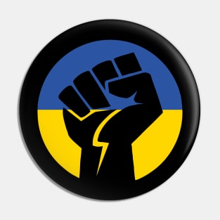 Stand With Ukraine Sign Pin