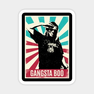 Vintage Retro Gangsta Boo Magnet