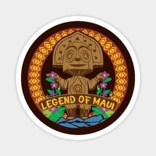 Legend of Maui - Polynesian Tiki Magnet