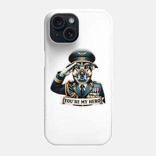 Commander Canine Phone Case