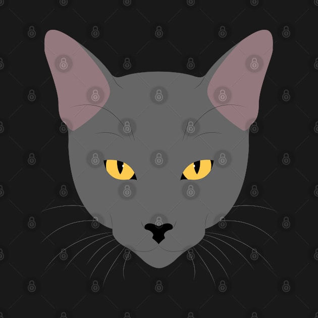 Grey Cat by ElementalMerch