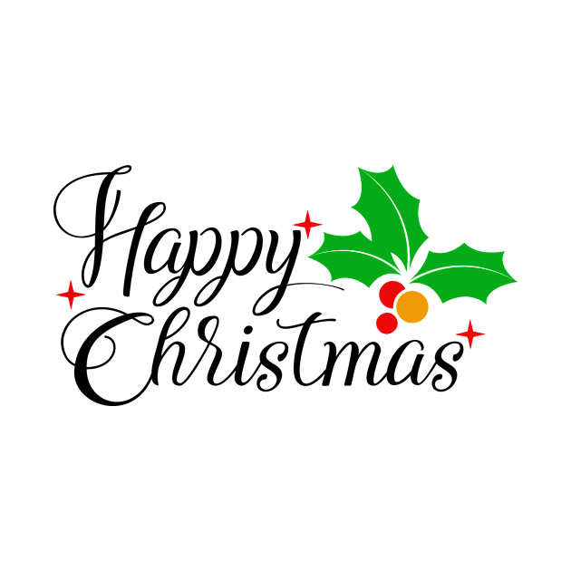 Happy Christmas by Coral Graphics