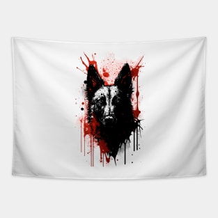 Belgian Shepherd Portrait Tapestry