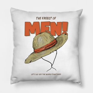 The Free Men of The Sea Are Pirates Pillow