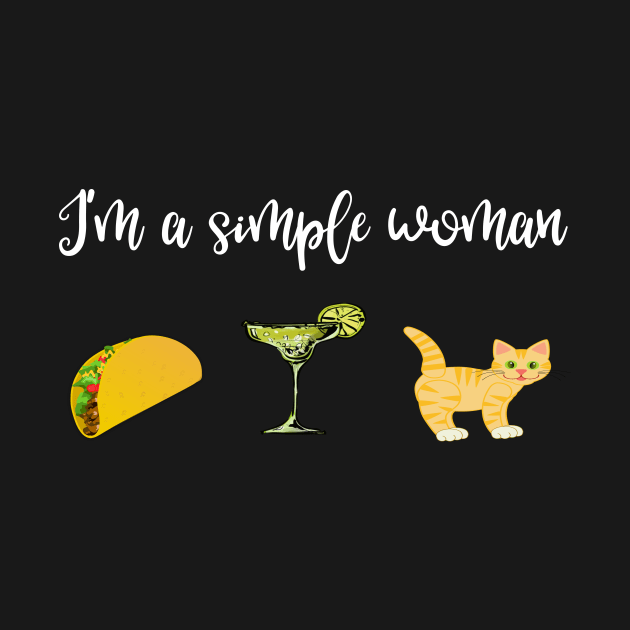 Taco Simple Woman Love Tacos by StacysCellar