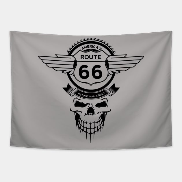 Route 66 Tapestry by Litho