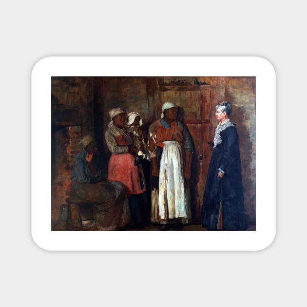 Winslow Homer A Visit from the Old Mistress Magnet by pdpress