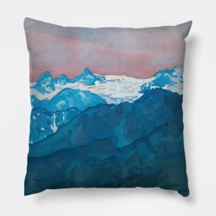 Mount Olympus (Olympic Mountain Range) Pillow