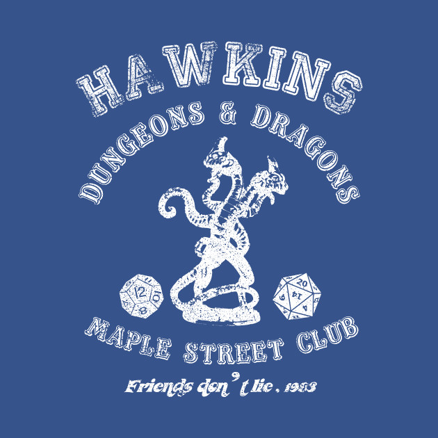 Discover Hawkins D&D club - Stranger Things - T-Shirt