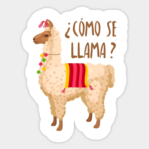 Como Se Llama Funny Llama Shirt For Women - Men - Kids Como Se Llama Funny Llama Shirt For Women - Men - Kids
